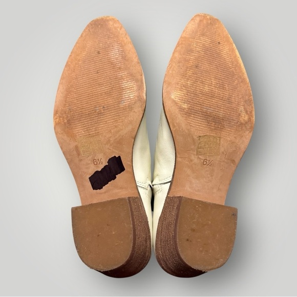 Madewell The Charley Boot in Leather Sz 6.5 Cream - Picture 11 of 14